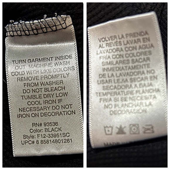 Vintage UNISEX Ecko UNLTD Rhino Crew 72, Long Sleeve Waffle Black Shirt, Size L - Picture 8 of 11